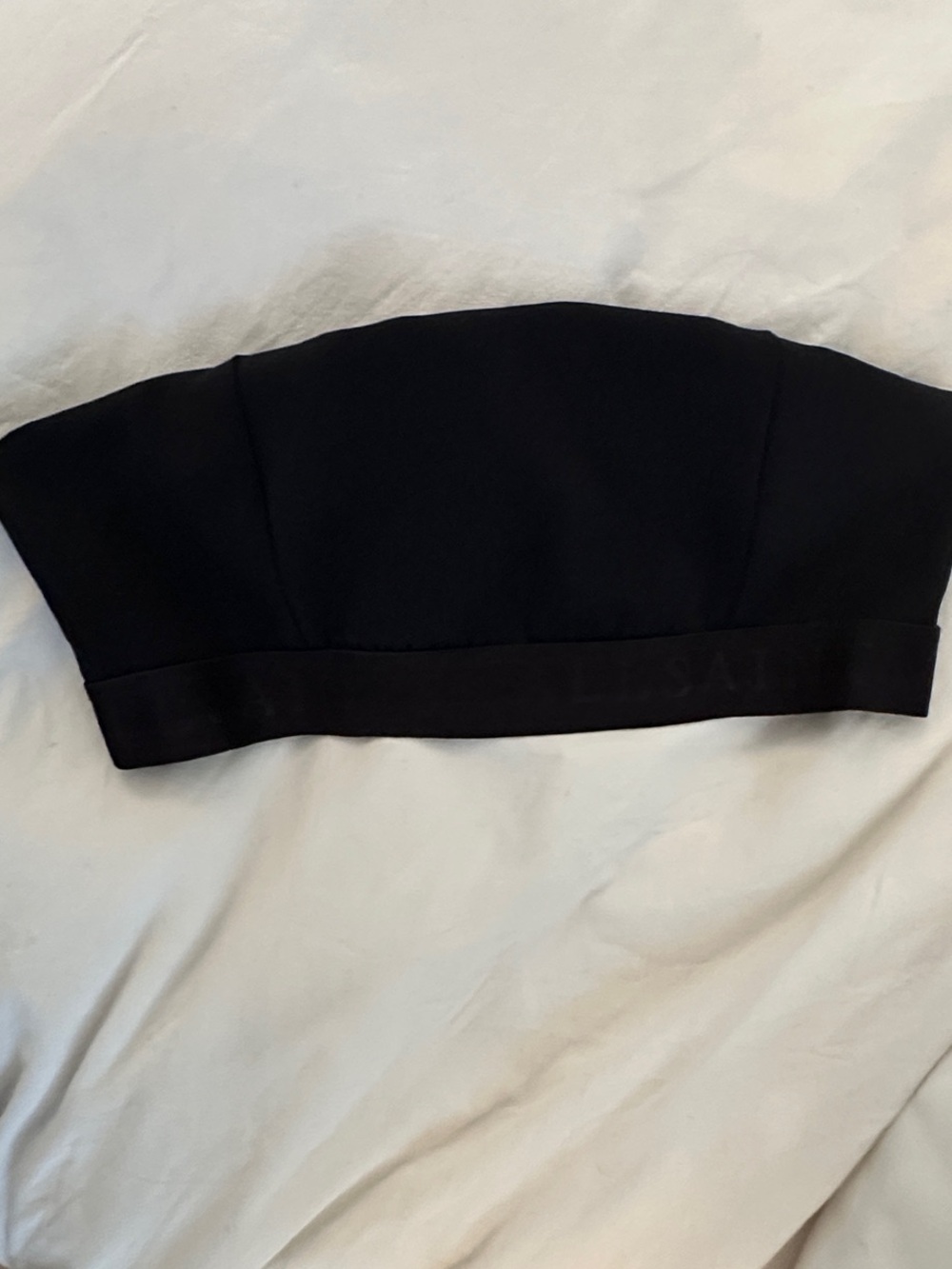 All Saints Black Strapless Bandeau Top medium